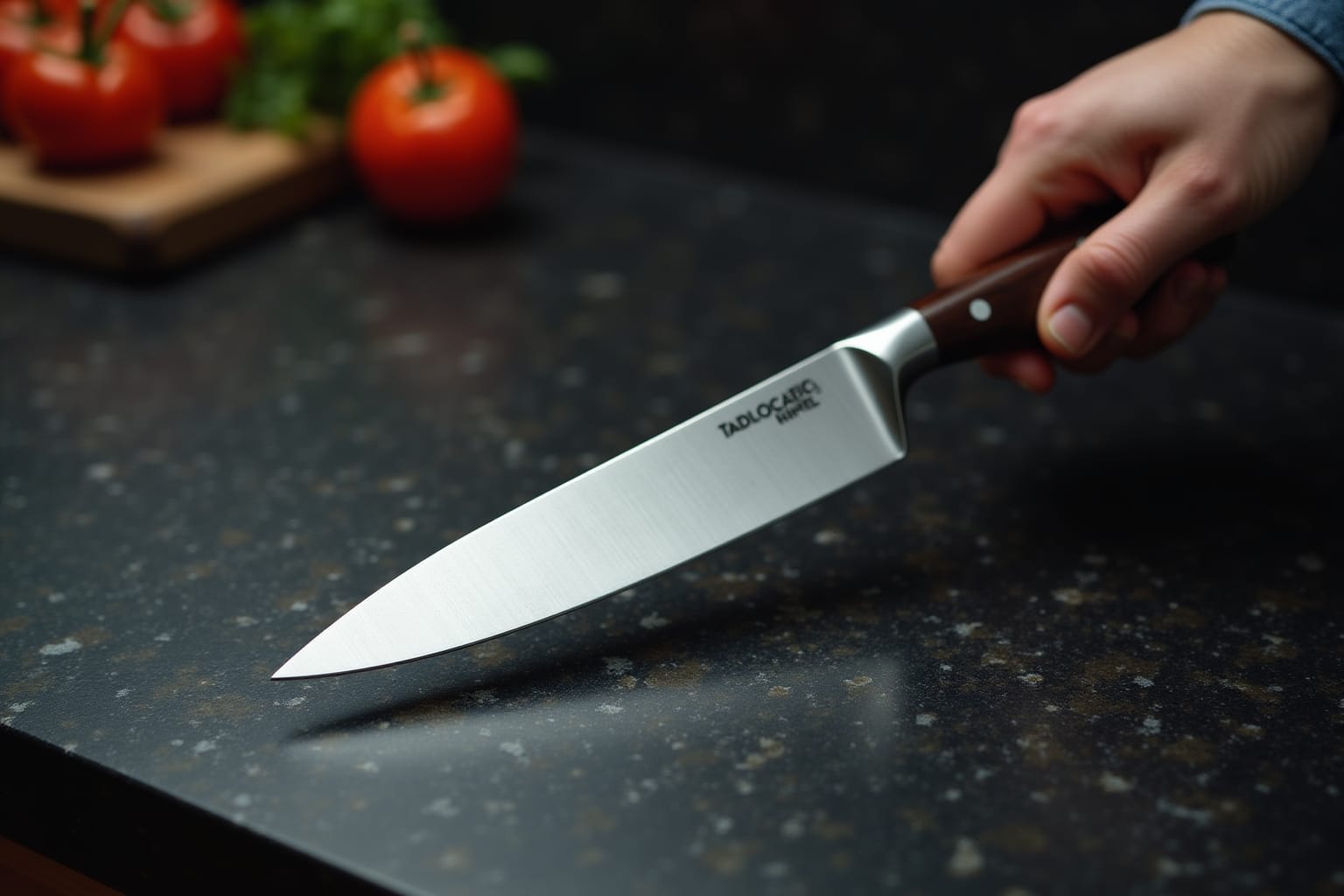 16 Küchenmesser: Rutschfester Griff